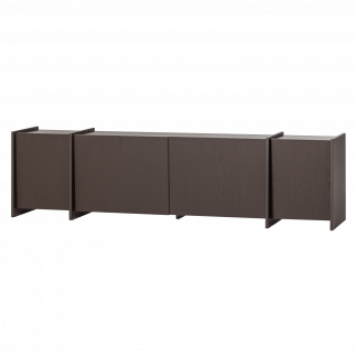 BROCK TV-MOBEL 200 CM ASCHE FURNIER MITTELBRAUN [fsc] 377891-MI