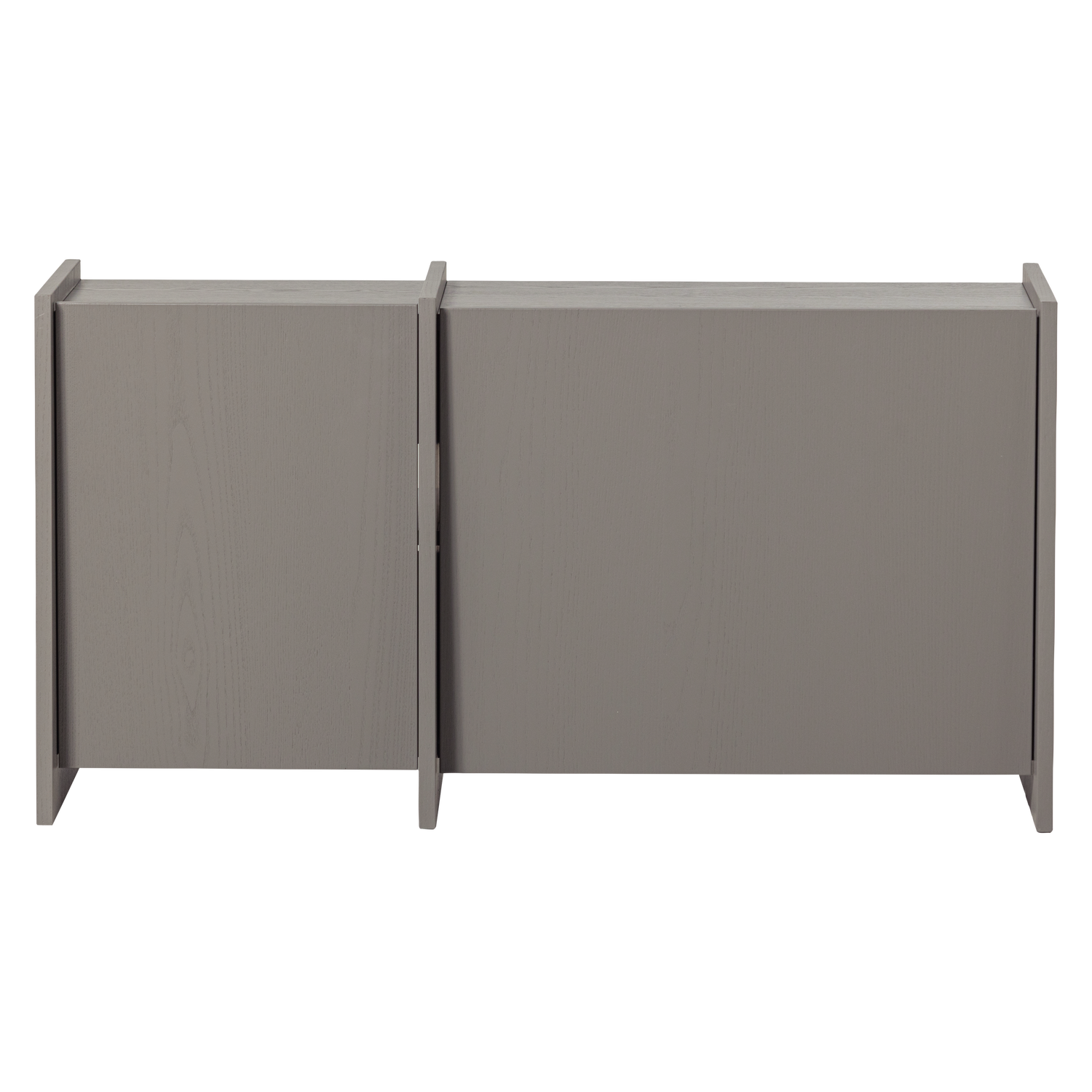 BROCK TV-MOBEL 102 CM ASCHE FURNIER WARMES GRAU [fsc] 377892-WG – Bild 3