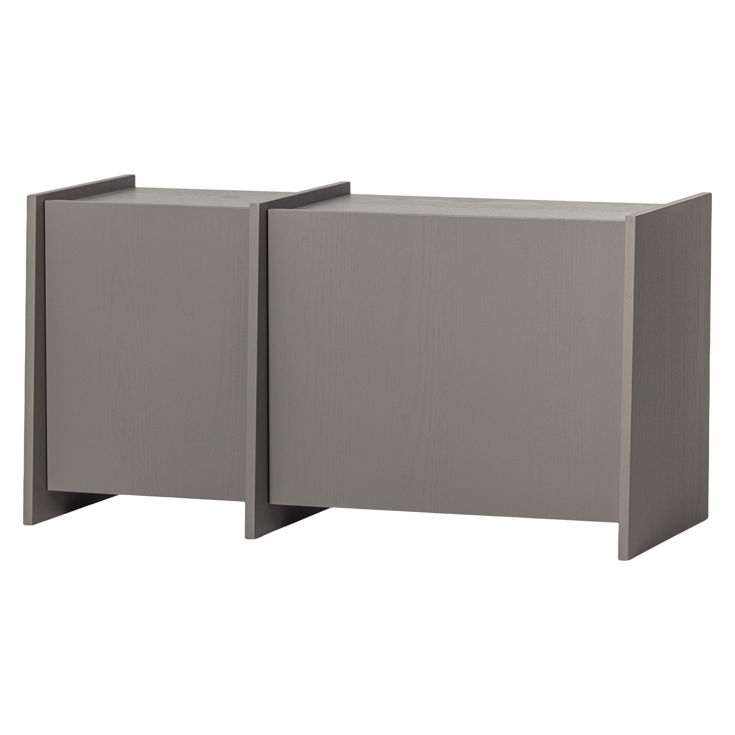 BROCK TV-MOBEL 102 CM ASCHE FURNIER WARMES GRAU [fsc] 377892-WG
