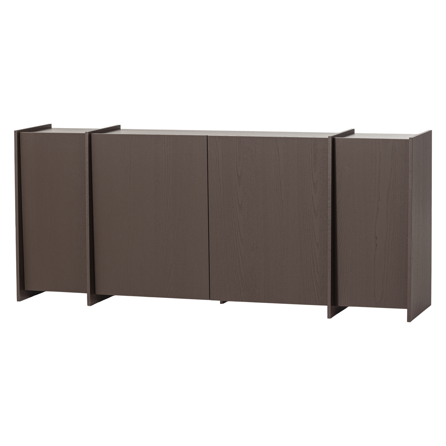 BROCK KOMMODE 200 CM ASCHE FURNIER MITTELBRAUN [fsc] 377893-MI