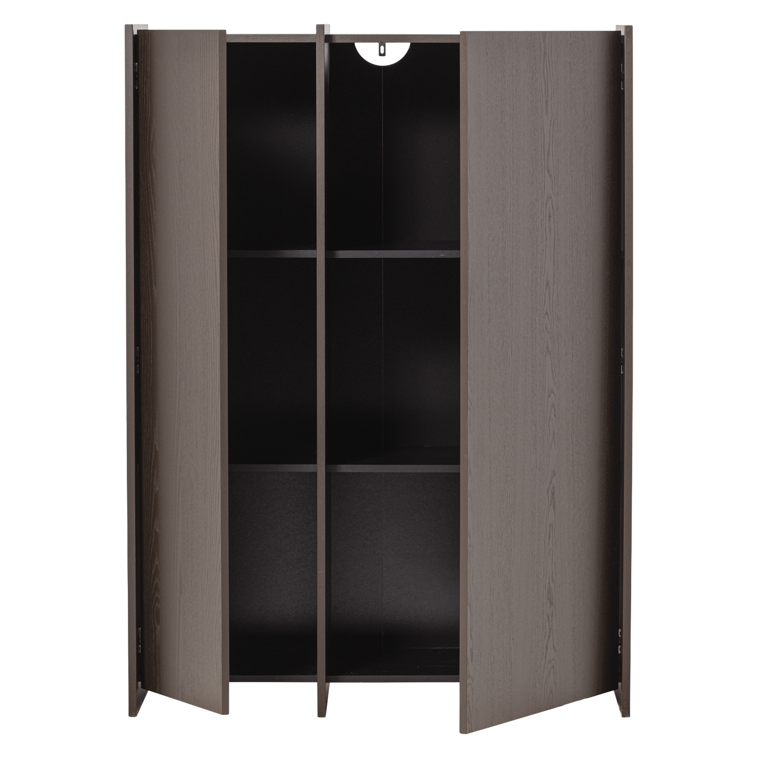 BROCK 2-TUREN SCHRANK ASCHE FURNIER MITTELBRAUN [fsc] 377894-MI – Bild 5