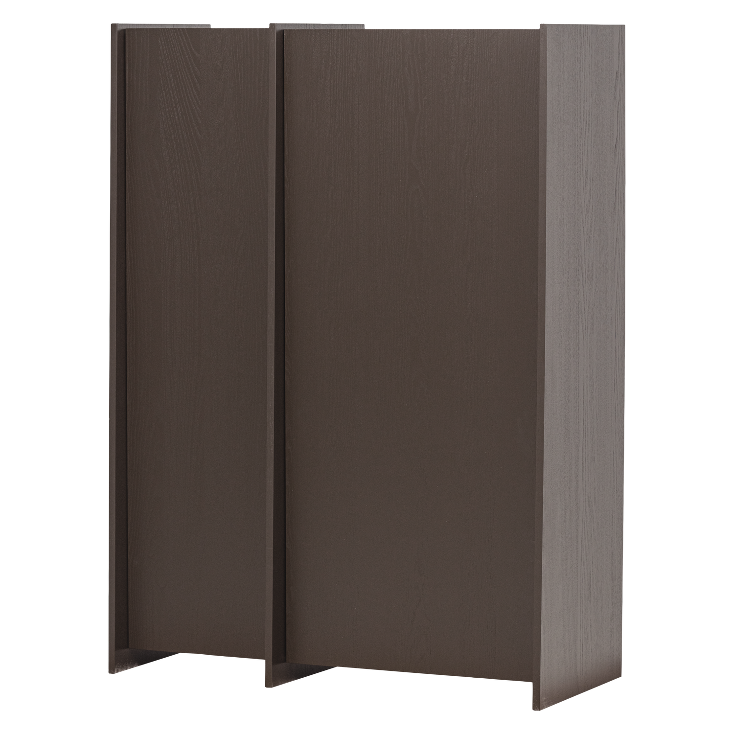 BROCK 2-TUREN SCHRANK ASCHE FURNIER MITTELBRAUN [fsc] 377894-MI