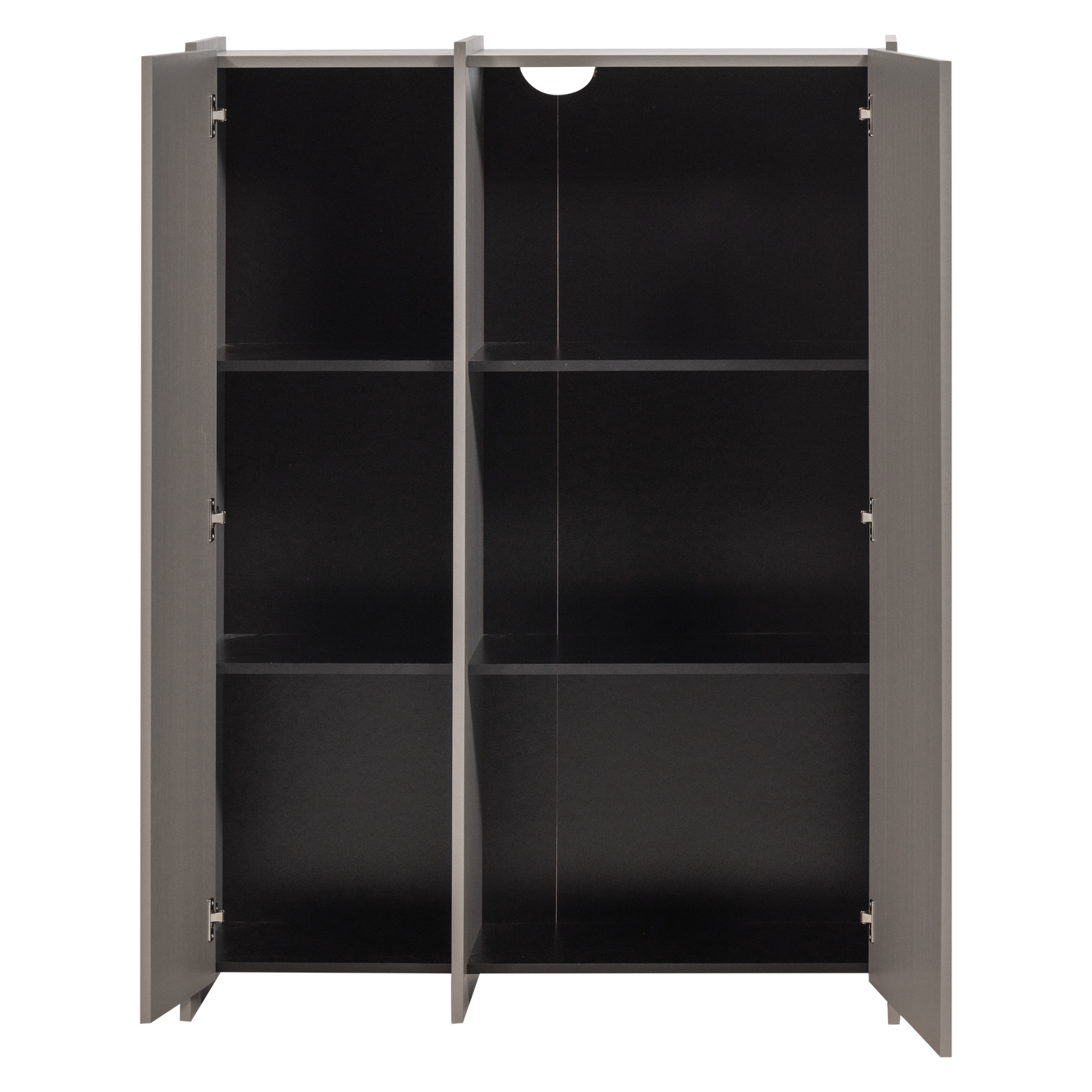 BROCK 2-TUREN SCHRANK ASCHE FURNIER WARMES GRAU [fsc] 377894-WG – Bild 6