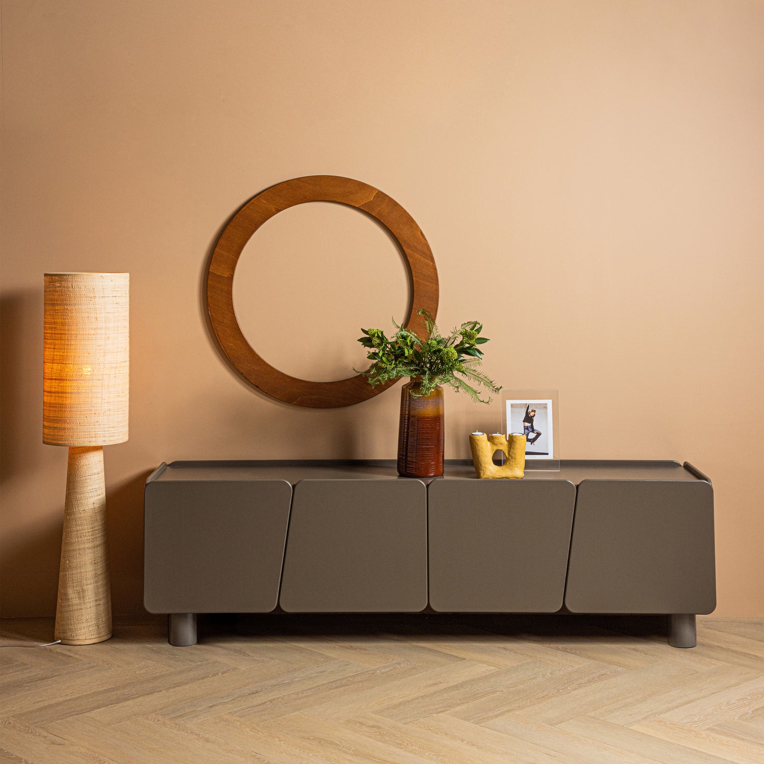 ROOT TV-MOBEL 200 CM KIEFER TRUFFLE BRAUN [fsc] 377895-TB – Bild 2