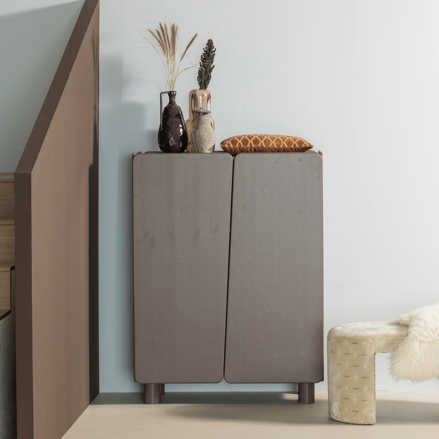 ROOT 2-TUREN SCHRANK KIEFER TRUFFLE BRAUN [fsc] 377897-TB – Bild 3