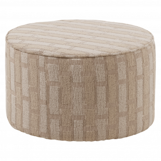 SARLI HOCKER NIEDRIG RAUTENMUSTER CHENILLE NATUR BEIGE [fsc] 377900-NB