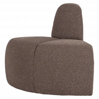 MOJO ESSBANK ECK RUND MIT RUCKENLEHNE BOUCLE BRAUN [fsc] 377901-BM
