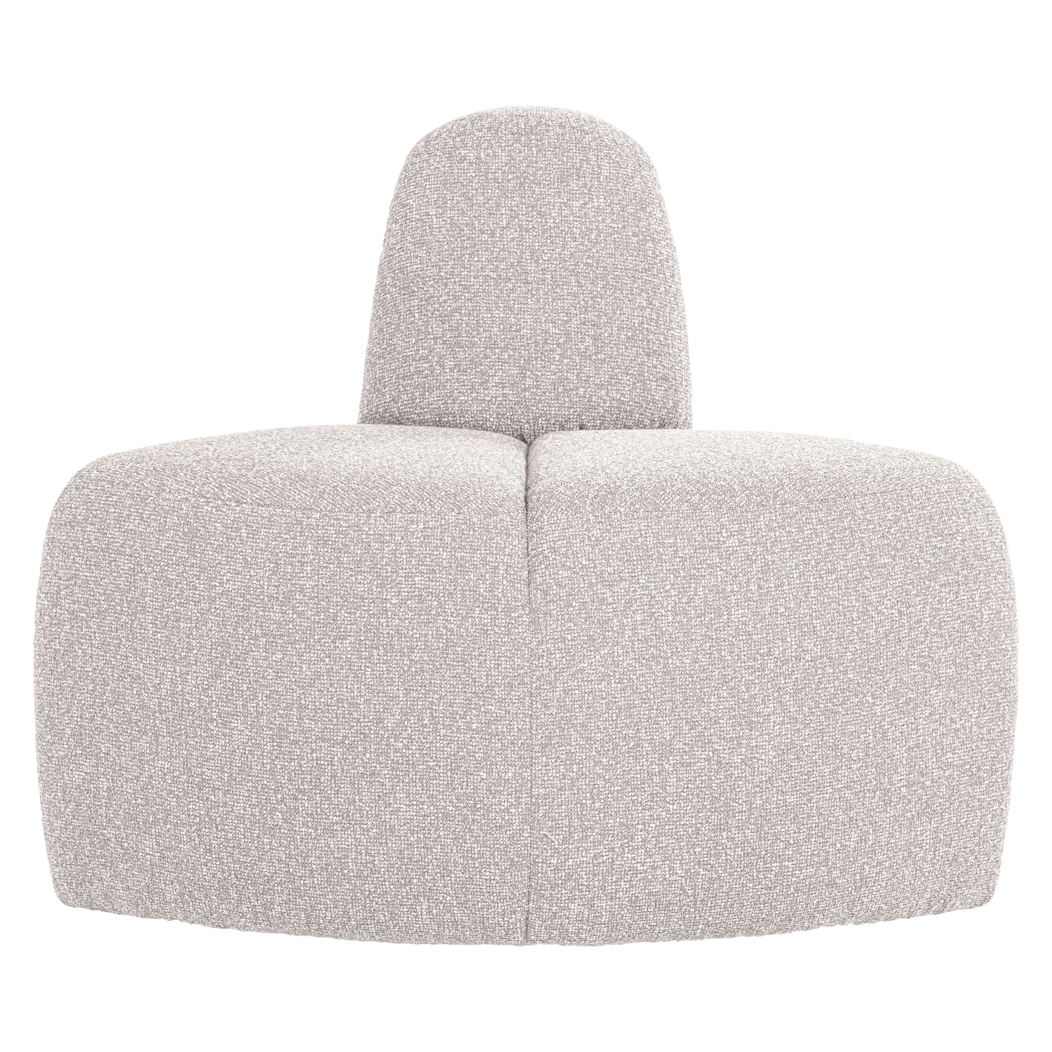 MOJO ESSBANK ECK RUND MIT RUCKENLEHNE BOUCLE ECRU [fsc] 377901-CM – Bild 2