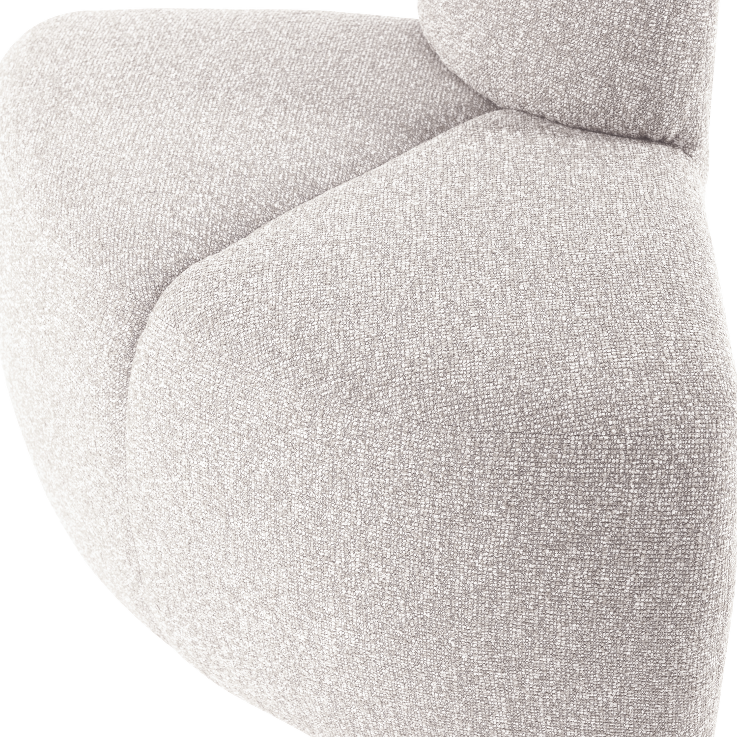 MOJO ESSBANK ECK RUND MIT RUCKENLEHNE BOUCLE ECRU [fsc] 377901-CM – Bild 5