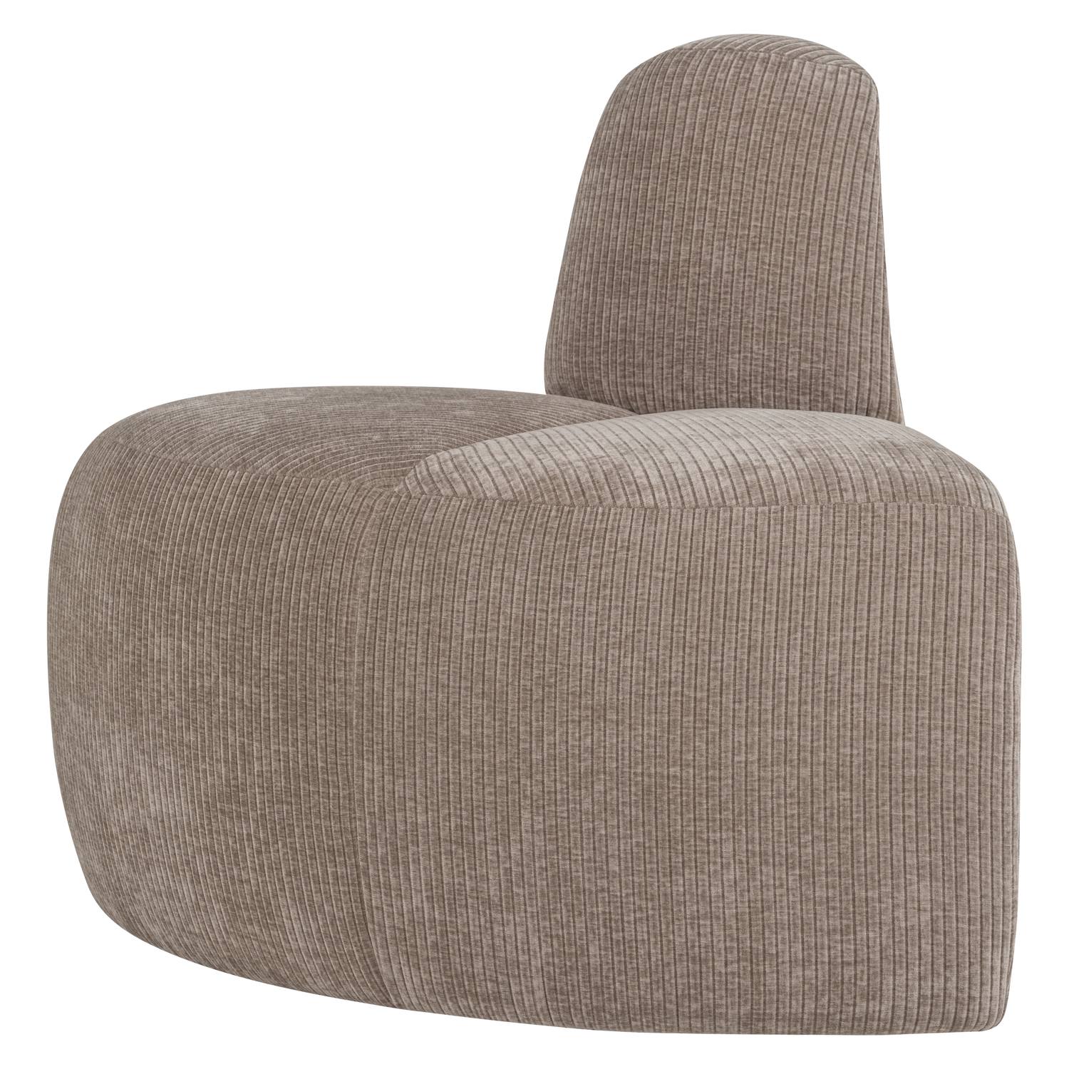 MOJO ESSBANK ECK RUND RUCKENLEHNE GERIPPTER SAND [fsc] 377901-D