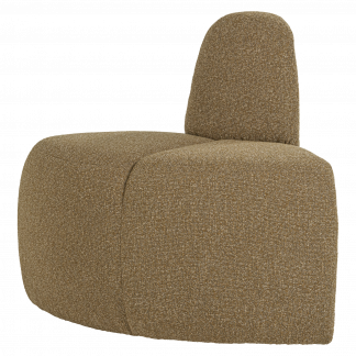 MOJO ESSBANK ECK RUND RUCKENLEHNE BOUCLE GELBBRAUN [fsc] 377901-GM