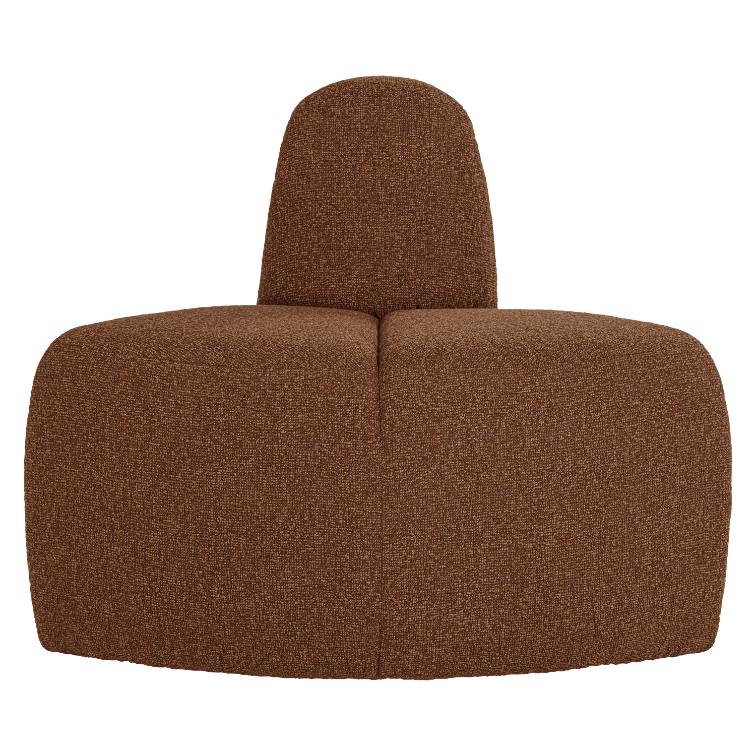 MOJO ESSBANK ECK RUND RUCKENLEHNE BOUCLE ROSTBRAUN [fsc] 377901-RM – Bild 2