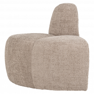 MOJO ESSBANK ECK RUND MIT RUCKENLEHNE WOLLE DUNKELSAND [fsc] 377901-WD