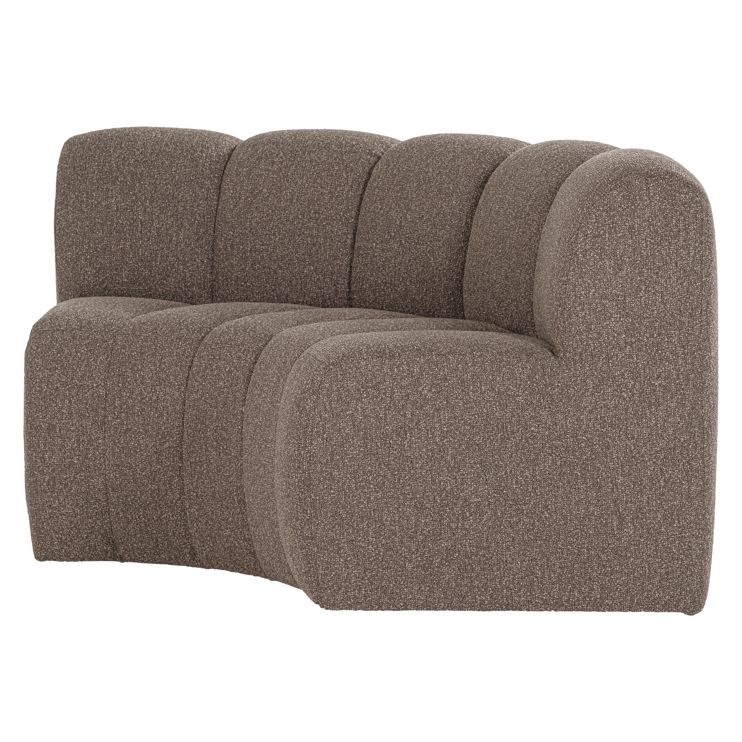 MOJO ESSBANK HALBRUND RUCKENLEHNE BOUCLE BRAUN [fsc] 377902-BM – Bild 3