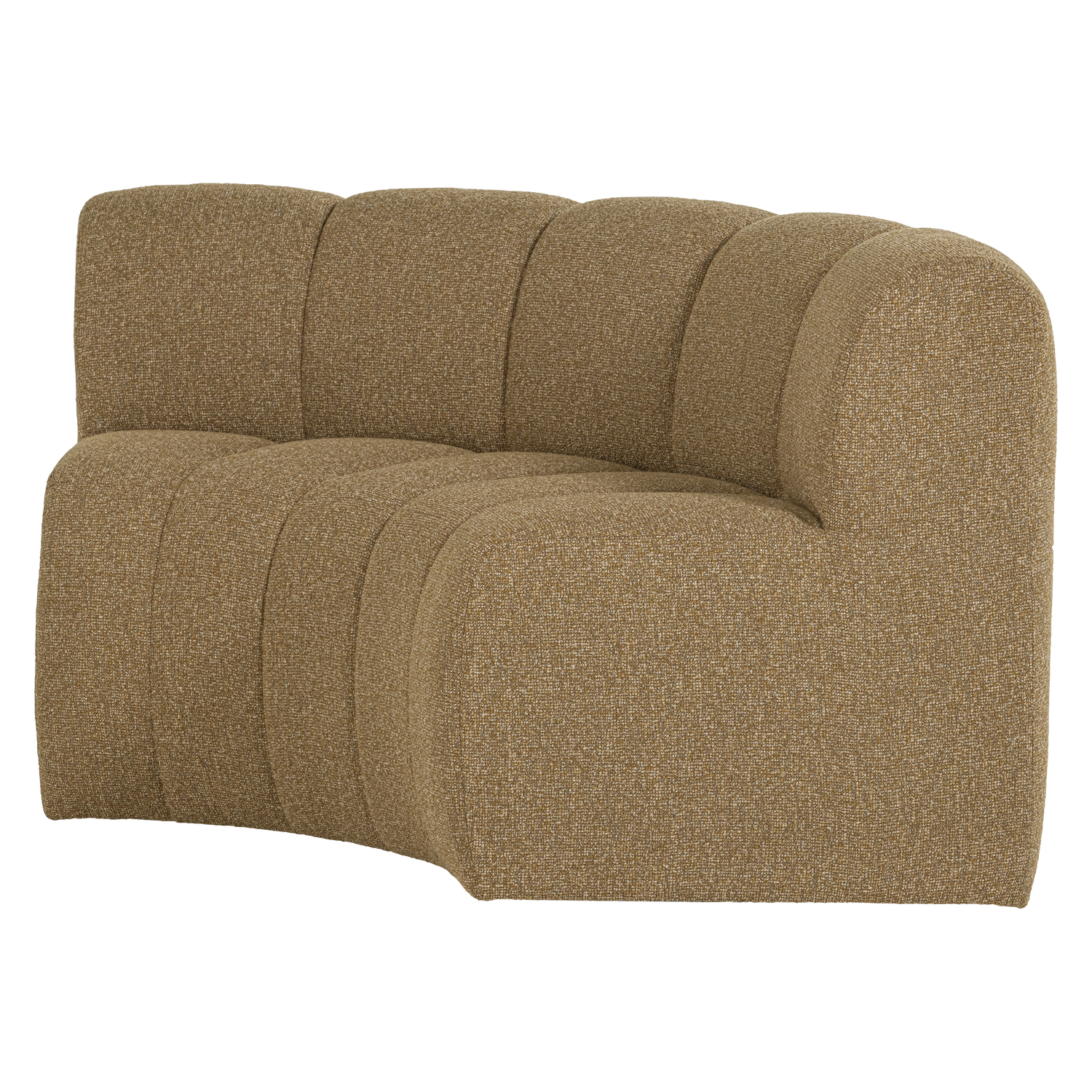 MOJO ESSBANK HALBRUND RUCKENLEHNE BOUCLE GELBBRAUN [fsc] 377902-GM – Bild 5