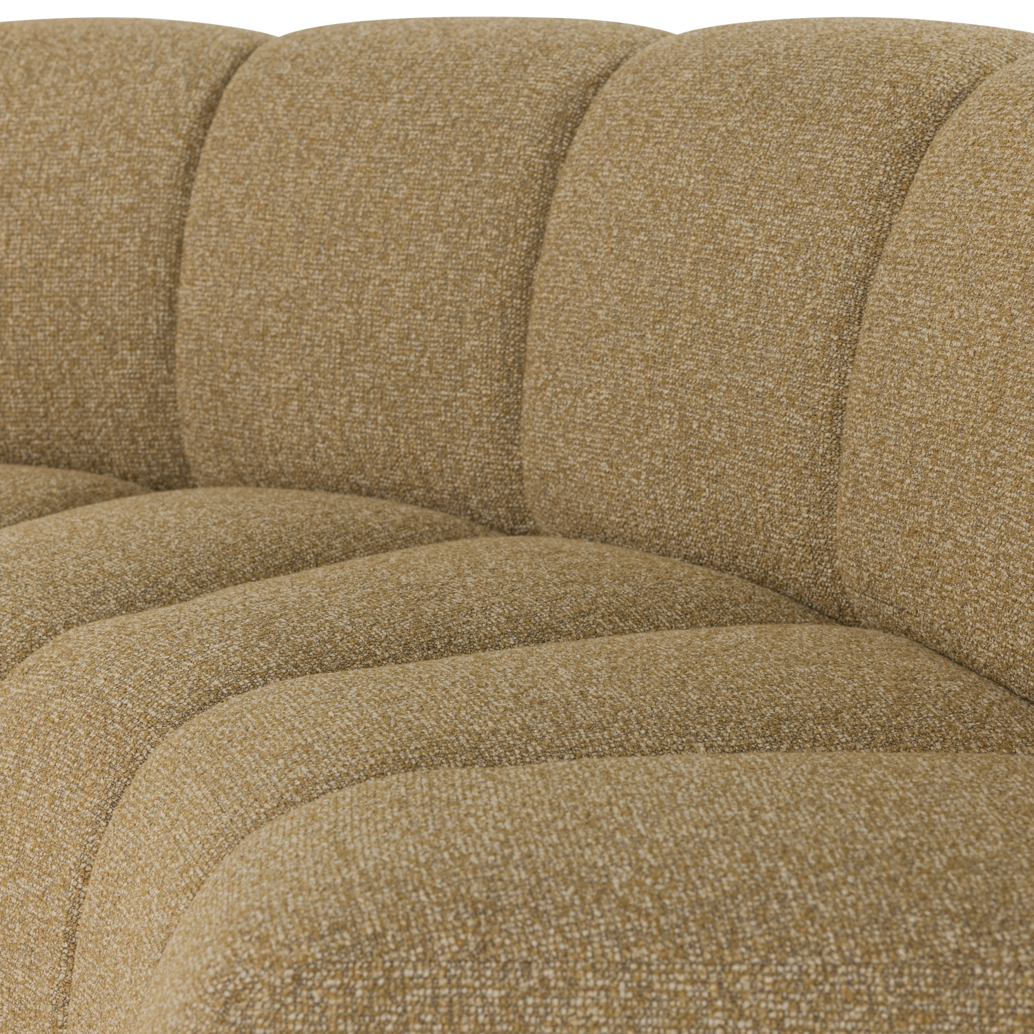 MOJO ESSBANK HALBRUND RUCKENLEHNE BOUCLE GELBBRAUN [fsc] 377902-GM – Bild 7