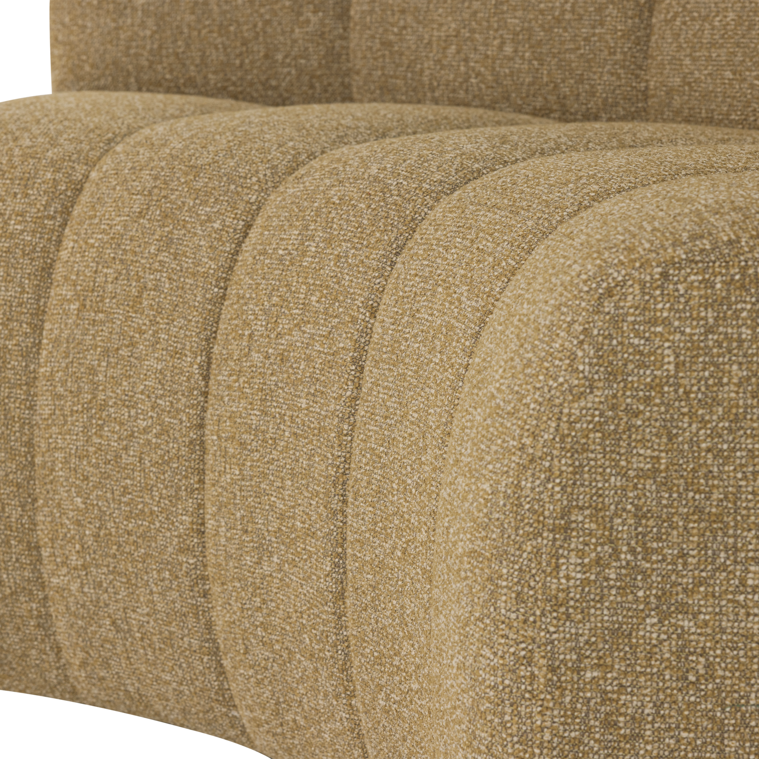 MOJO ESSBANK HALBRUND RUCKENLEHNE BOUCLE GELBBRAUN [fsc] 377902-GM – Bild 8