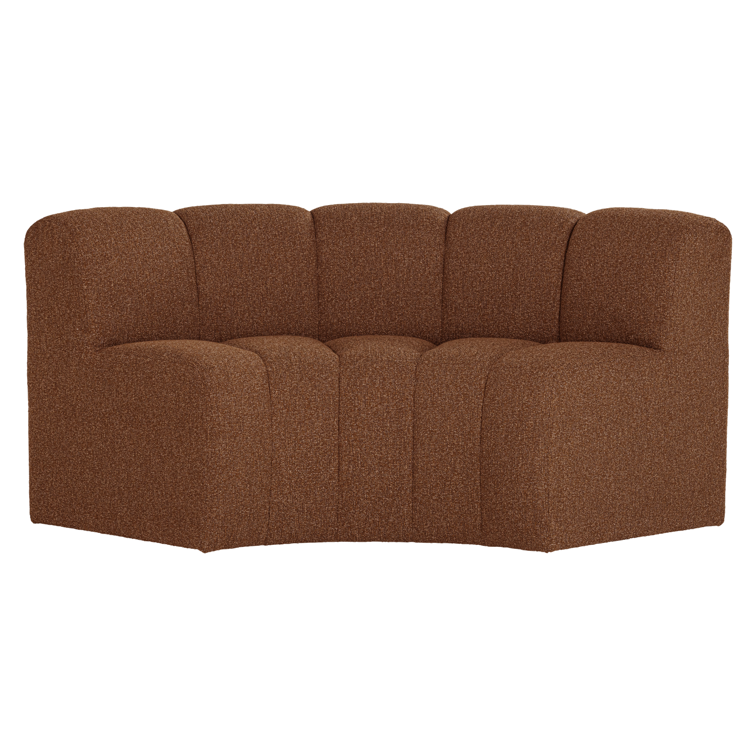 MOJO ESSBANK HALBRUND RUCKENLEHNE BOUCLE ROSTBRAUN [fsc] 377902-RM – Bild 2