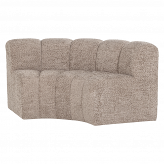MOJO ESSBANK ECK RUND MIT RUCKENLEHNE WOLLE SAND [fsc] 377902-WD