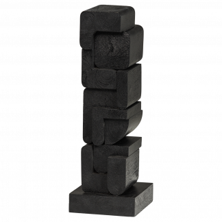 ISAN SKULPTUR ORNAMENT HOLZ SCHWARZ 377941-Z