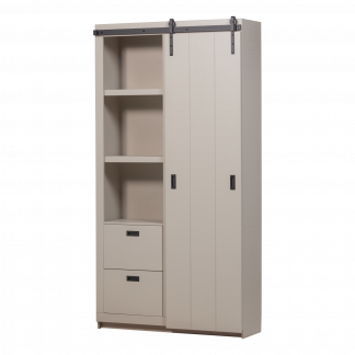 SLIDE BARN SCHRANK HOLZ SAGERAU KIEFER DUST [fsc] 378566-DU