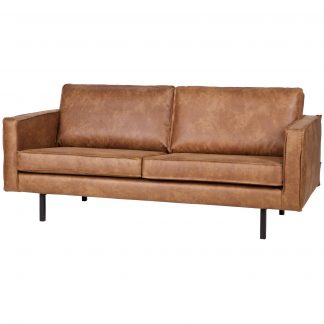 RODEO 2,5-SITZER SOFA ECOLEDER COGNAC 378609-B