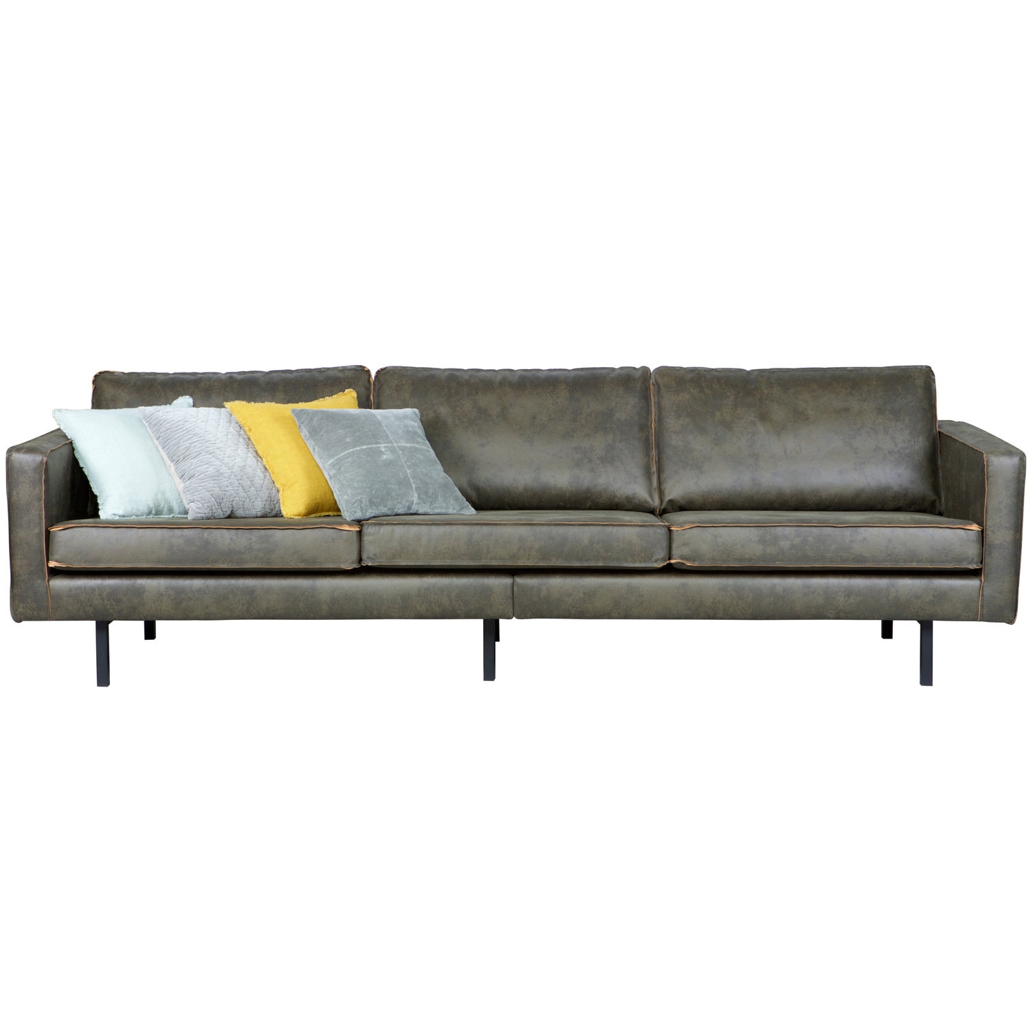 RODEO 3-SITZER SOFA ECOLEDER ARMY 378618-A – Bild 4