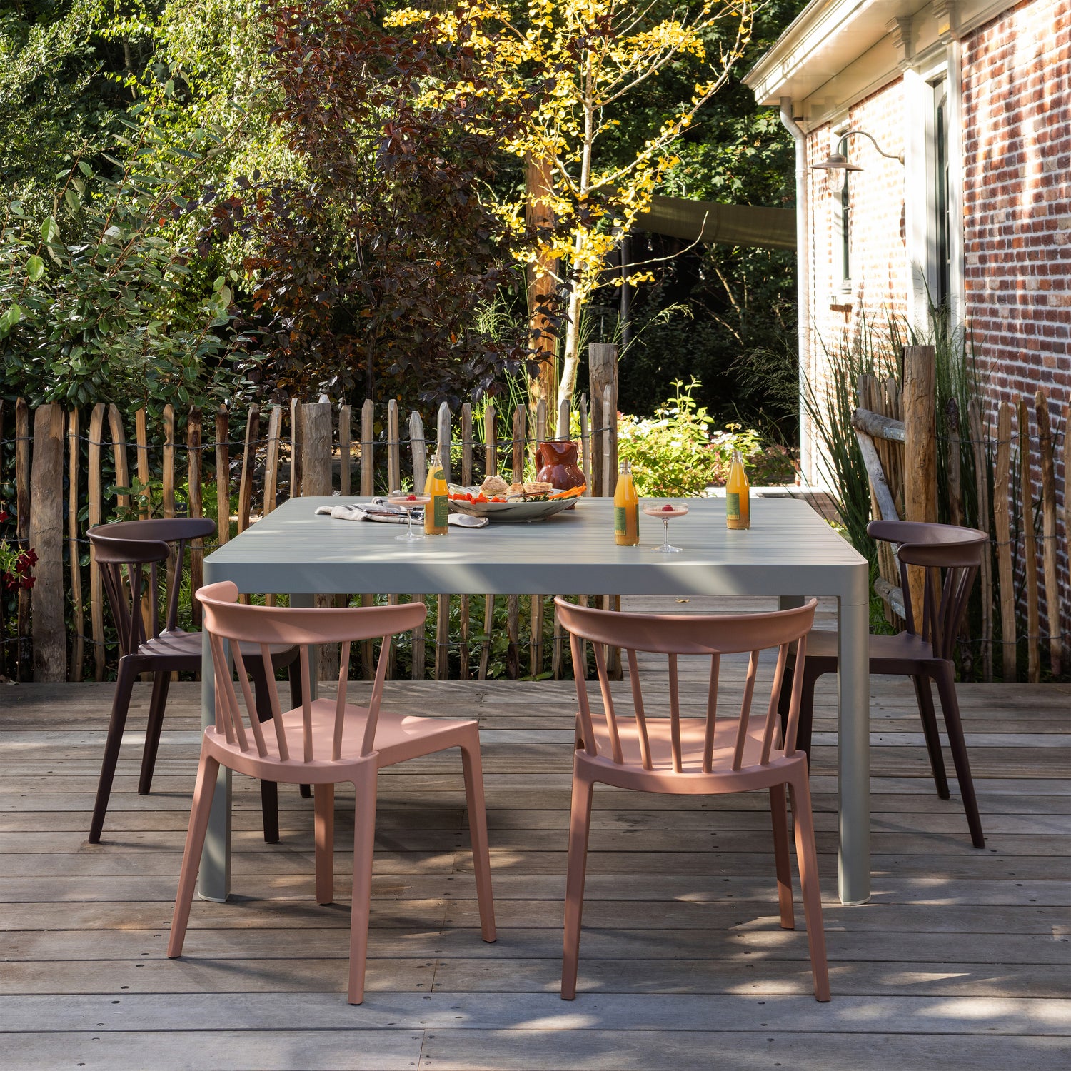 OVARA AUSZIEHBAR ESSTISCH GARTEN ALU SAND 377708-Z – Bild 2