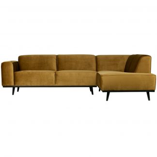 STATEMENT ECKBANK RECHTS VELVET HONIGGELB 378655-14