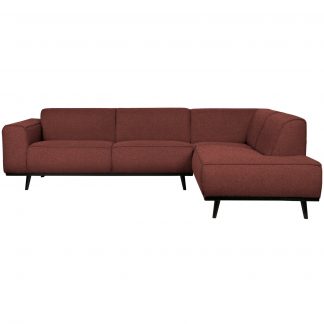 STATEMENT ECKBANK RECHTS BOUCLE KASTANIE BRAUN 378655-C