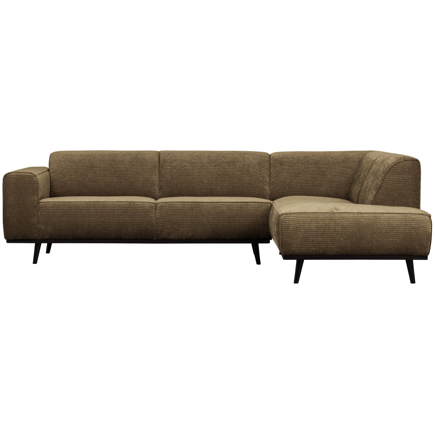 STATEMENT ECKBANK RECHTS GERIPPTER STOFF OLIV GRUN 378655-R