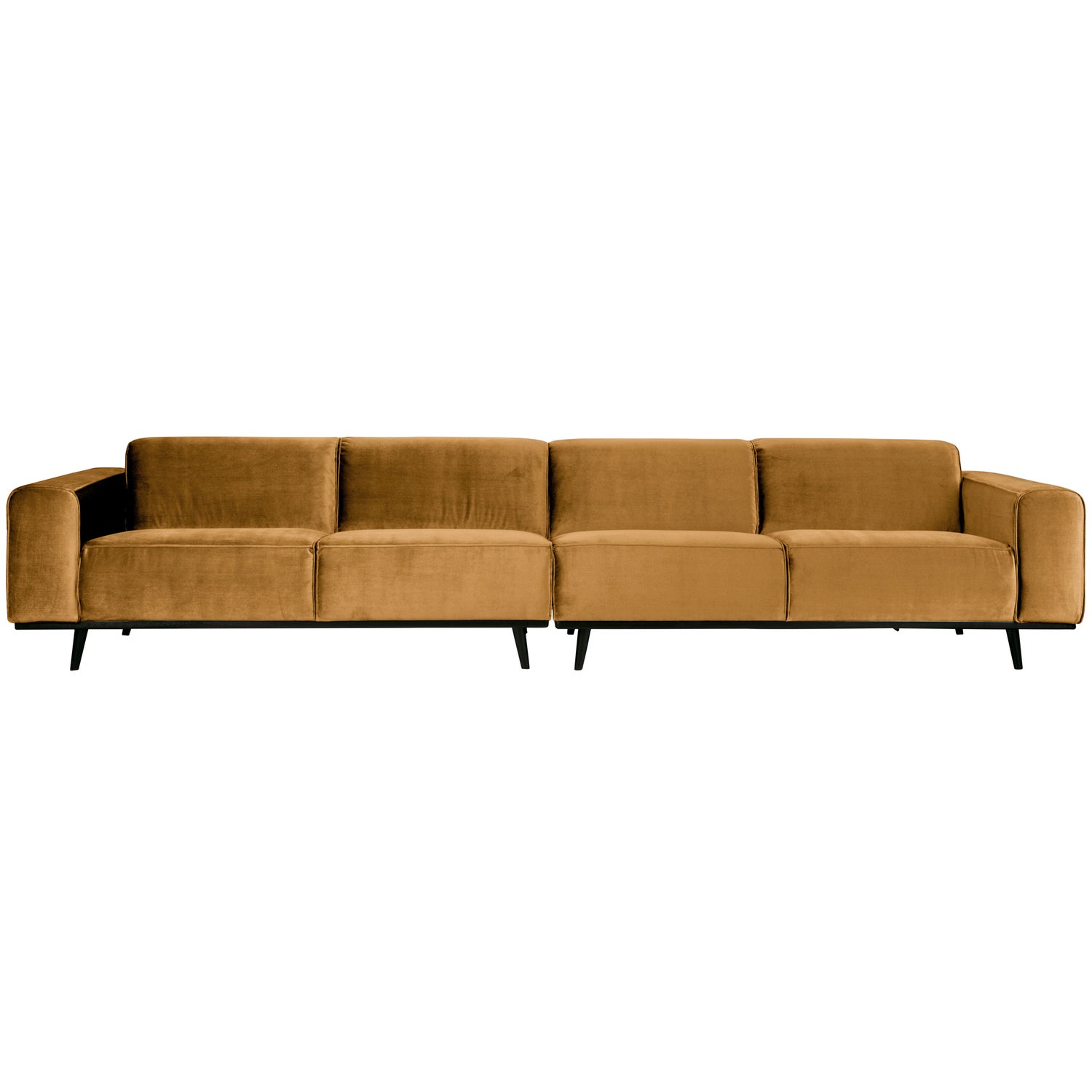 STATEMENT XL 4-SITZER 372 CM VELVET HONIGGELB 378656-14