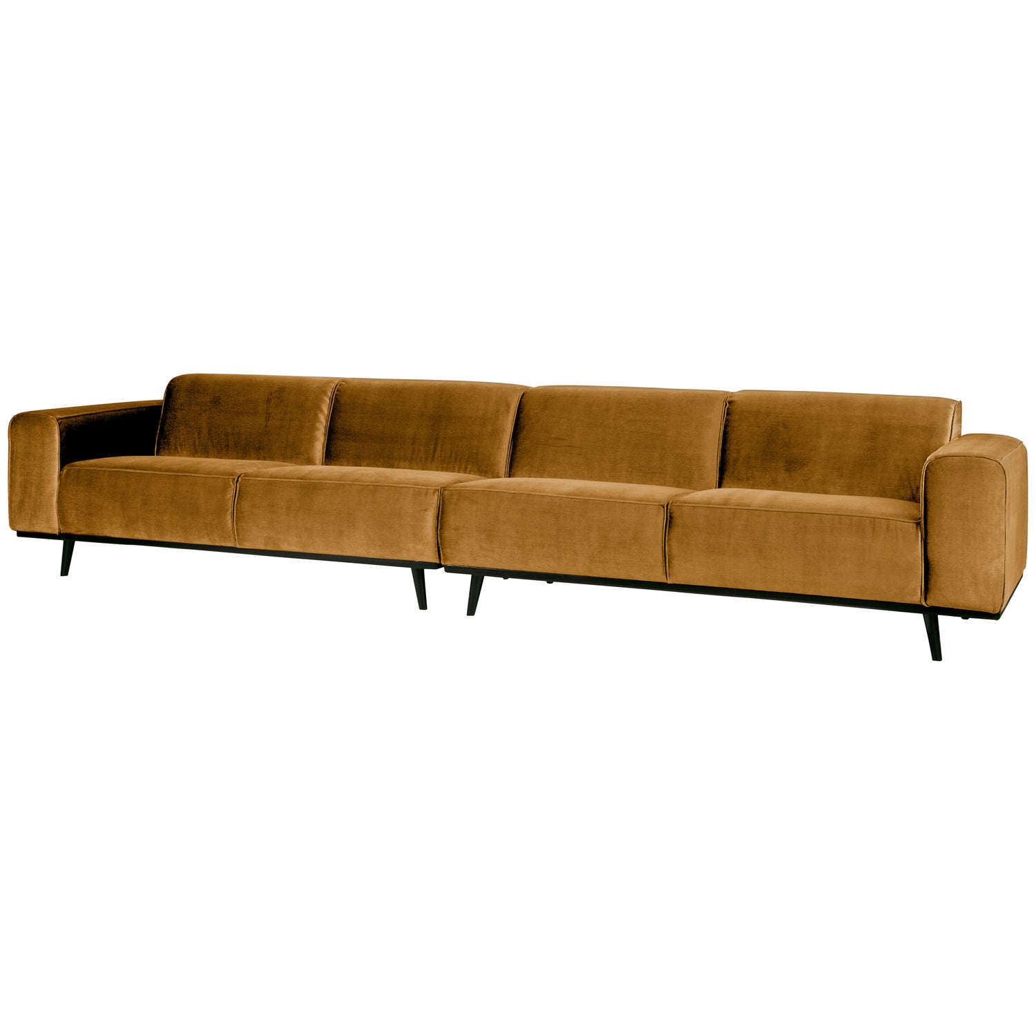 STATEMENT XL 4-SITZER 372 CM VELVET HONIGGELB 378656-14 – Bild 2