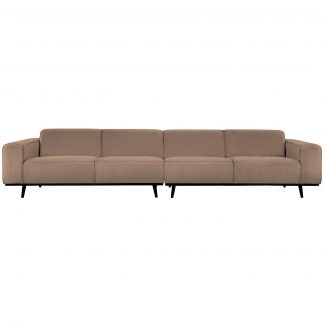 STATEMENT XL 4-SITZER 372 CM BOUCLE NOUGAT 378656-N