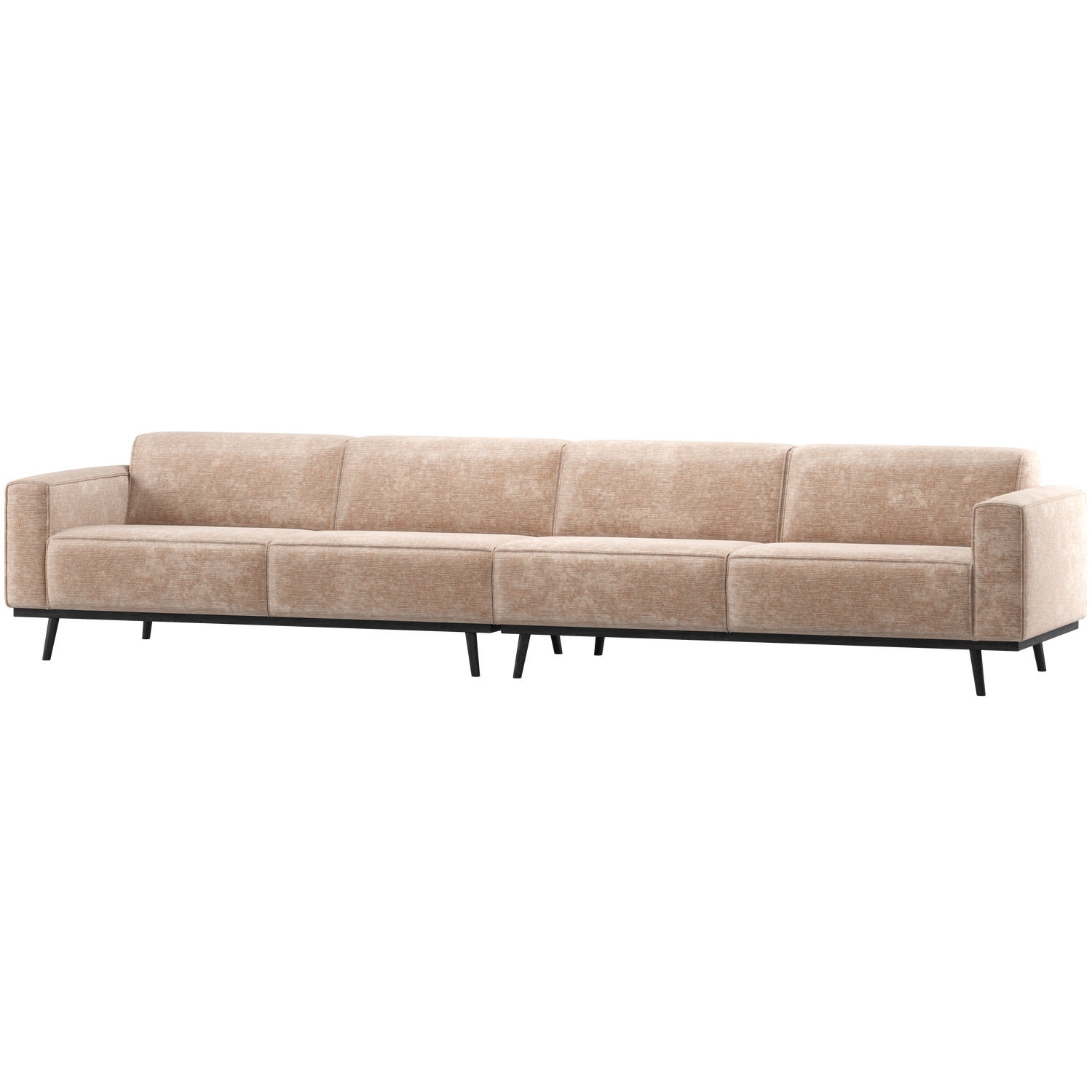 STATEMENT XL 4-SITZER 372 CM CHENILLE VELVET NATUR 378656-VN