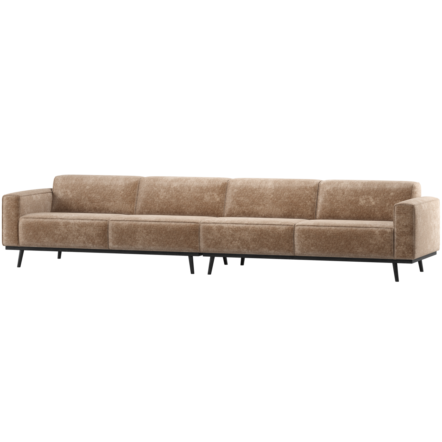 STATEMENT XL 4-SITZER 372 CM CHENILLE VELVET TAUPE 378656-VT