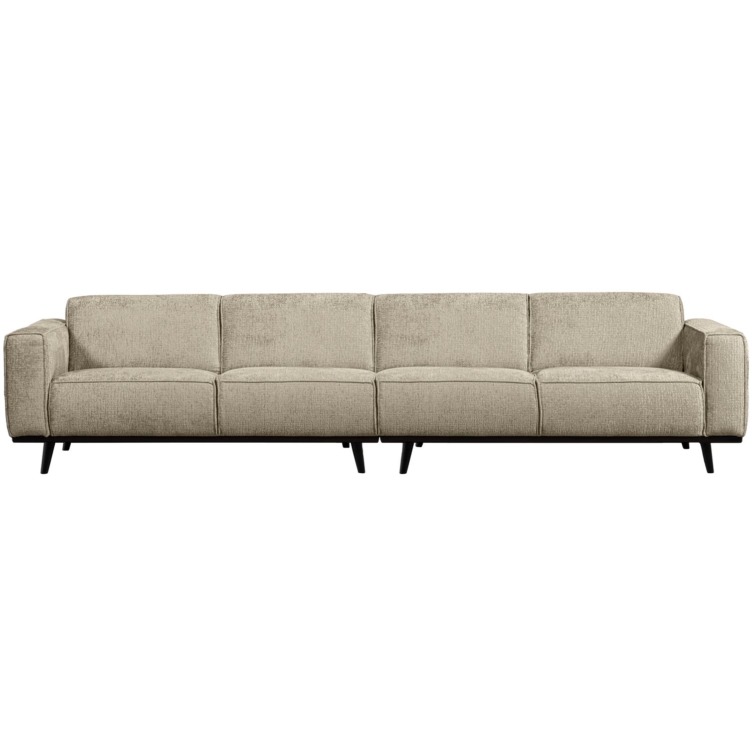 STATEMENT XL 4-SITZER 372 CM STRUCTURE VELVET WHEATFIELD 378656-WH
