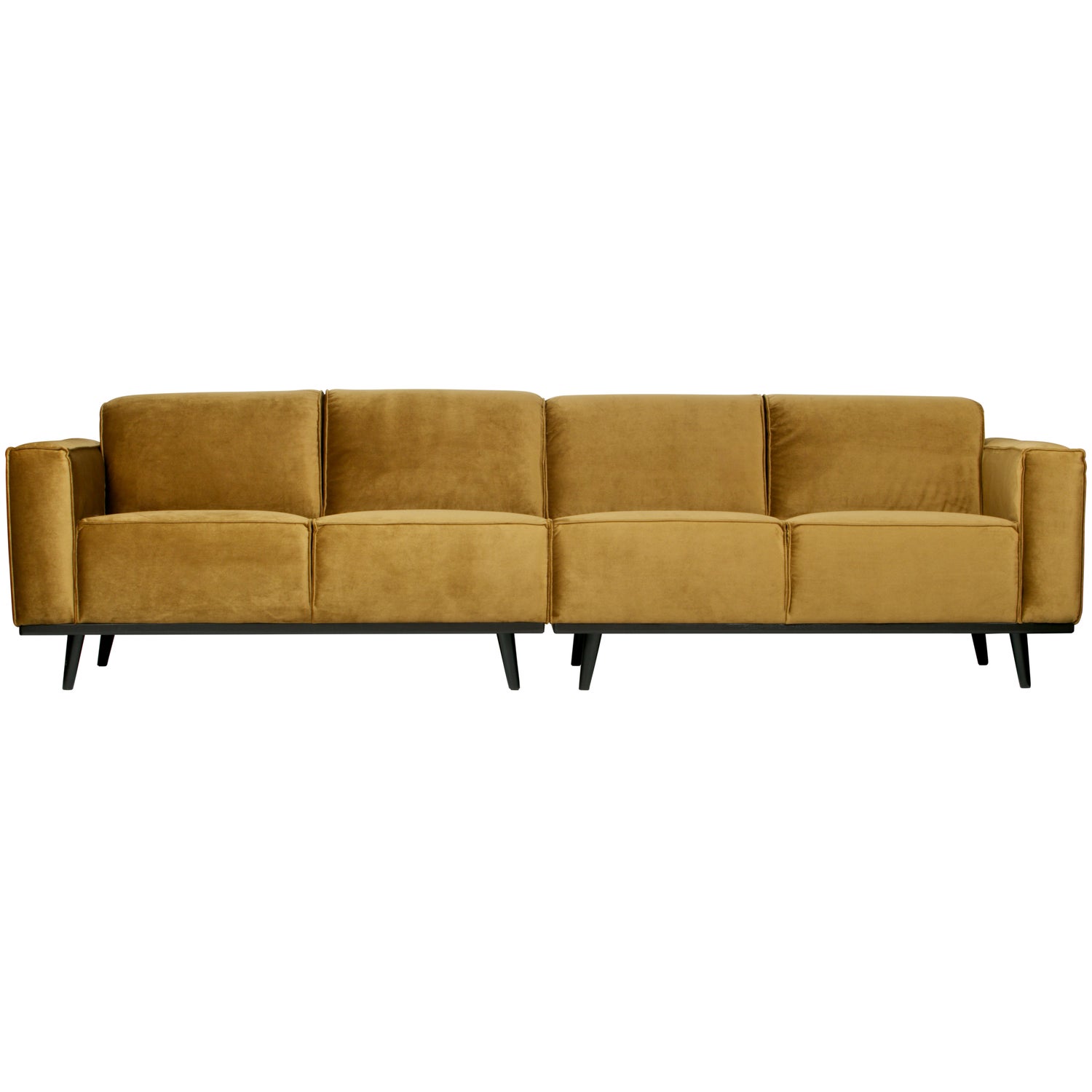 STATEMENT 4-SITZER 280 CM VELVET HONIGGELB 378657-14