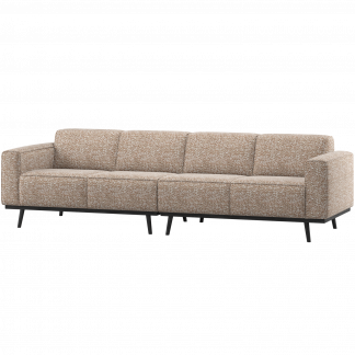 STATEMENT 4-SITZER 280 CM HELLBRAUN MELANGE 378657-LM