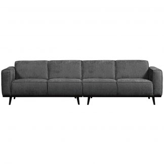 STATEMENT 4-SITZER 280 CM STRUCTURE VELVET MOUNTAIN 378657-MO