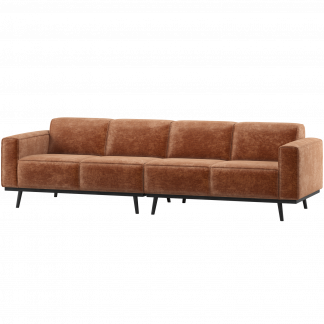 STATEMENT 4-SITZER 280 CM CHENILLE VELVET TERRA 378657-VE