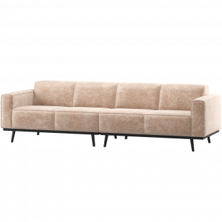STATEMENT 4-SITZER 280 CM CHENILLE VELVET NATUR 378657-VN