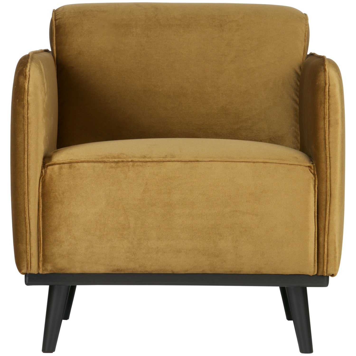 STATEMENT ARM CHAIR VELVET HONIGGELB 378670-14