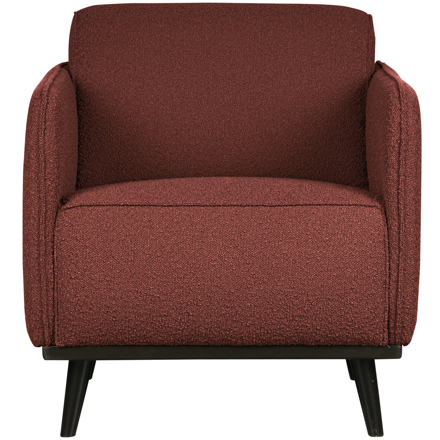 STATEMENT ARM CHAIR BOUCLE KASTANIE BRAUN 378670-C
