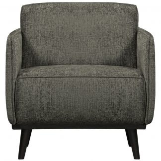 STATEMENT ARM CHAIR STRUCTURE VELVET FROST 378670-FR