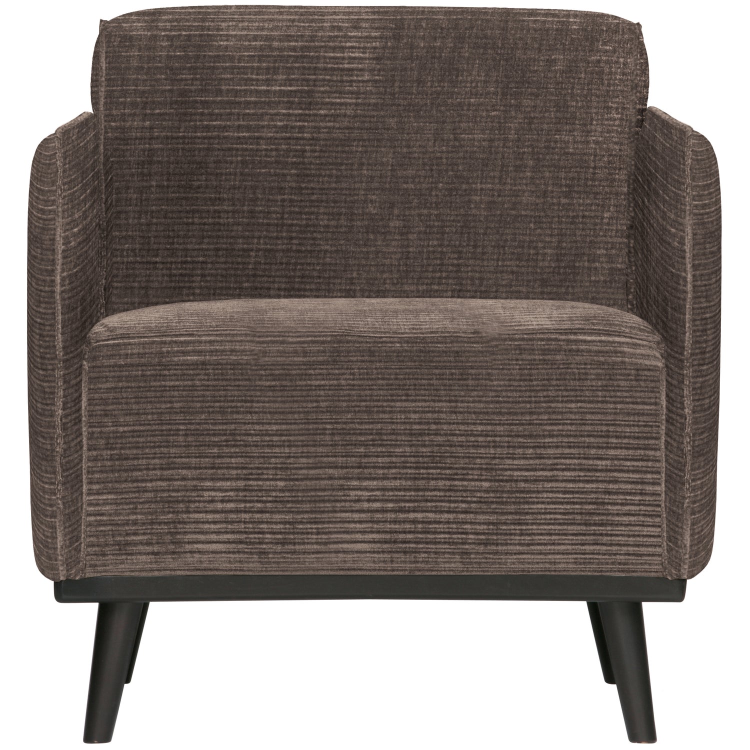 STATEMENT ARM CHAIR GERIPPTER STOFF TAUPE 378670-T