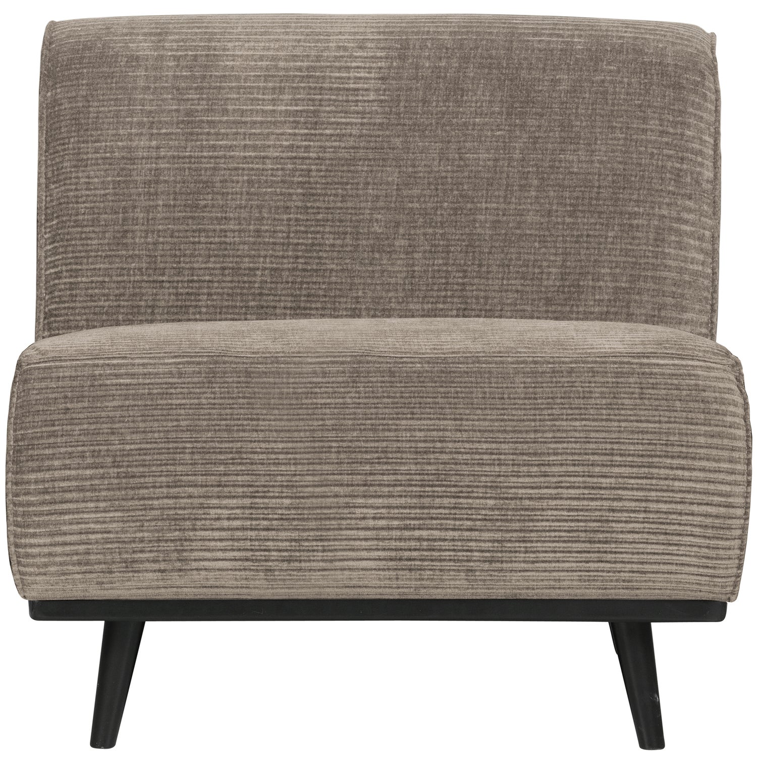 STATEMENT 1-SITZER ELEMENT GERIPPTER STOFF KLEI GRAU 378680-L
