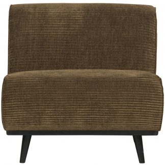STATEMENT 1-SITZER ELEMENT GERIPPTER STOFF OLIV GRUN 378680-R