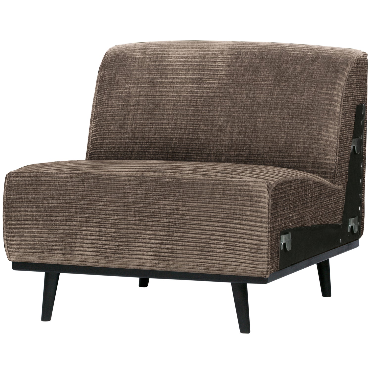 STATEMENT 1-SITZER ELEMENT GERIPPTER STOFF TAUPE 378680-T – Bild 2