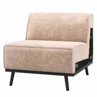 STATEMENT 1-SITZER ELEMENT CHENILLE VELVET NATUR 378680-VN